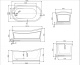 Фото Акриловая ванна Belbagno 167.6x90 BB32-CF36
