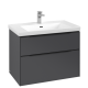 Фото Тумба под раковину 77х48 см Villeroy&Boch Subway 3.0 C57401VR graphite