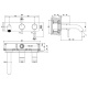 Фото Смеситель для раковины Gessi 316 54136#707 черный матовый