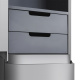 Фото Шкаф-пенал AM.PM Sensation M30CHL0406FG, серый шелк L
