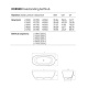 Фото Отдельностоящая ванна Dea Design Edge 140x72x56 DD8928 1400 16 чёрный