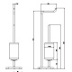 Фото Стойка Gessi Goccia 38068#079 белый