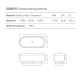 Фото Отдельностоящая ванна Dea Design Shadow 170x72x56 DD8675 1700 18 белый
