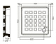 Фото Душевой поддон KERASAN Retro 90*90 1338bi