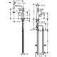 Фото Смеситель для кухни hansgrohe Metris Select M71, 240, 1jet, sBox 73802000 с вытяжным изливом, хром