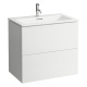 Фото Тумба с раковиной Laufen Kartell 80 8.6033.5.640.104.1 белый