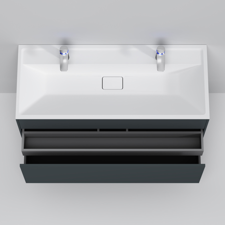 Фото Тумба под раковину AM.PM Inspire V2.0 M50AFHX1203GM 120 см графит матовый