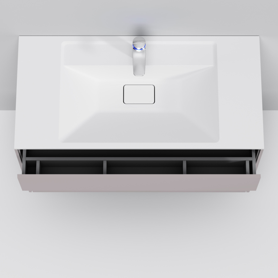 Фото Тумба под раковину AM.PM Inspire V2.0 M50AFHX1003EGM 100 см серый матовый
