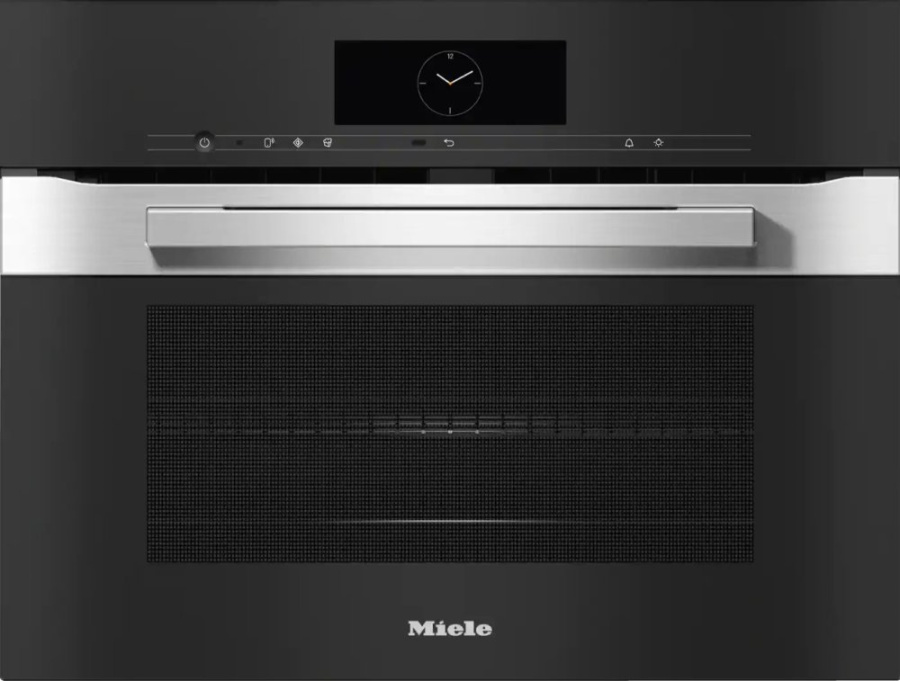 Фото Встраиваемый духовой шкаф с СВЧ Miele H 7840 BM EDST/CLST