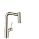 Фото Смеситель для кухонной мойки hansgrohe Metris 14834800 сталь