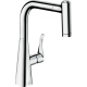 Фото Смеситель для кухни hansgrohe Metris M71, 220, 2jet 73800000 с вытяжным душем, хром