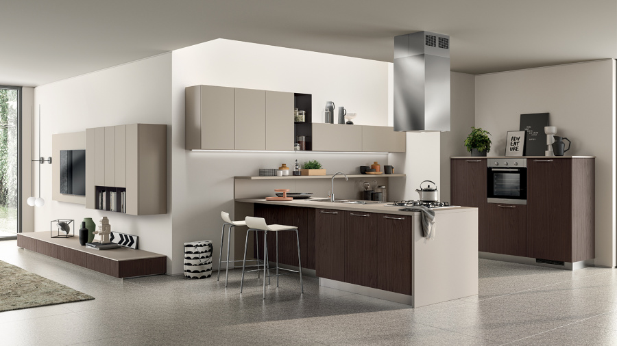 Фото Кухня Scavolini Sax угловая 330 на 270 см