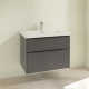 Фото Тумба под раковину 77х48 см Villeroy&Boch Subway 3.0 C57401VR graphite