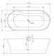 Фото Акриловая ванна BelBagno 178x84 BB14