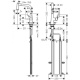 Фото Смеситель для кухни hansgrohe Metris M71, 220, 2jet 73800000 с вытяжным душем, хром