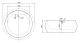 Фото Акриловая ванна BelBagno 155x155 BB30-1550