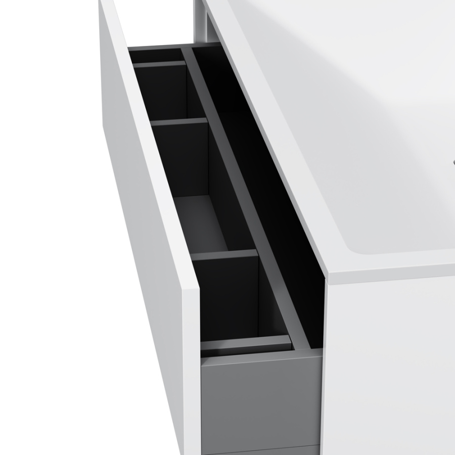 Фото Тумба под раковину AM.PM Inspire V2.0 M50AFHX0803WM 80 см белый матовый
