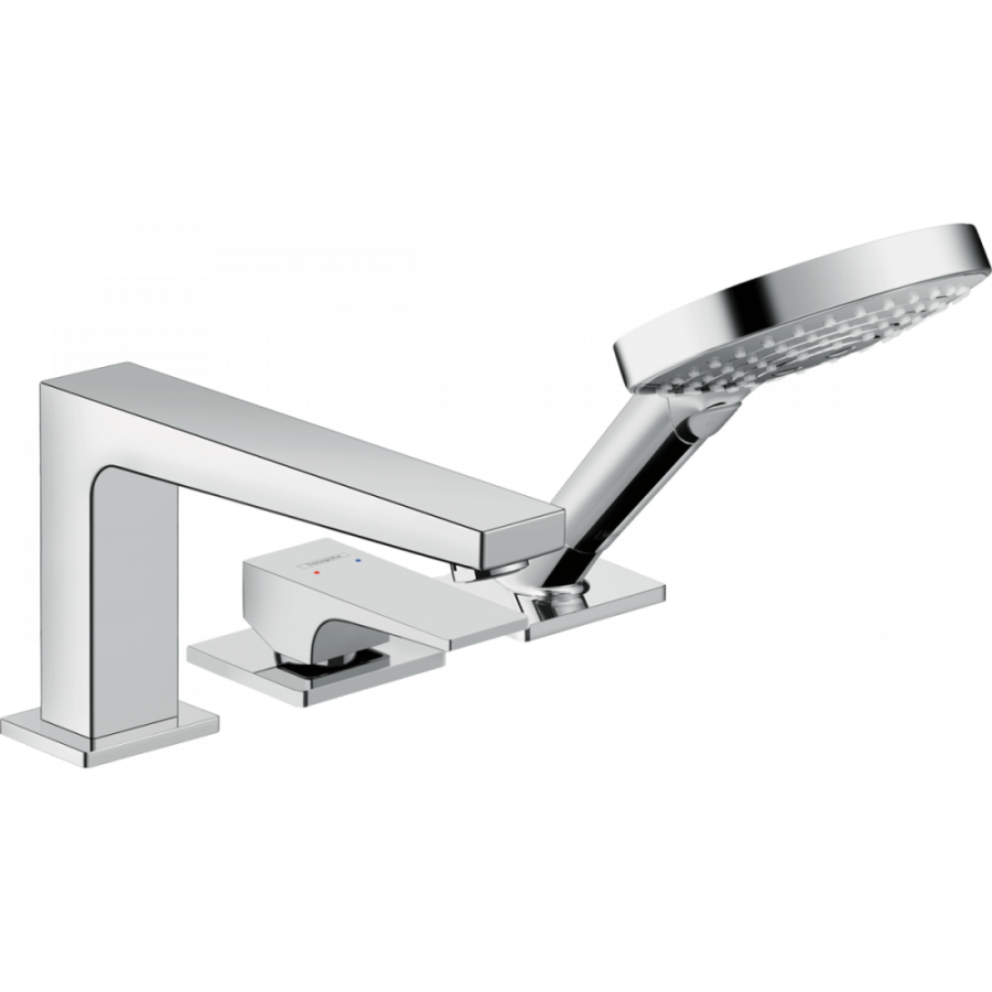 Фото Смеситель на край ванны hansgrohe Metropol 32550000 на край ванны, на 3 отверстия, хром