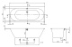 Фото Квариловая ванна Villeroy&Boch Oberon 2.0 170x75 UBQ170OBR2DV-01