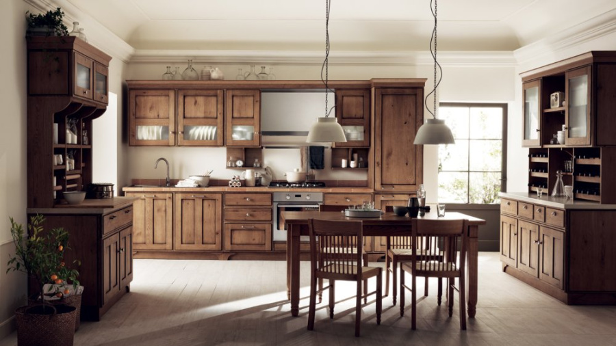 Фото Кухня Scavolini Favilla прямая 300 см
