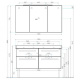 Фото Тумба под раковину Villeroy&Boch 2DAY2 A97900E4 белая