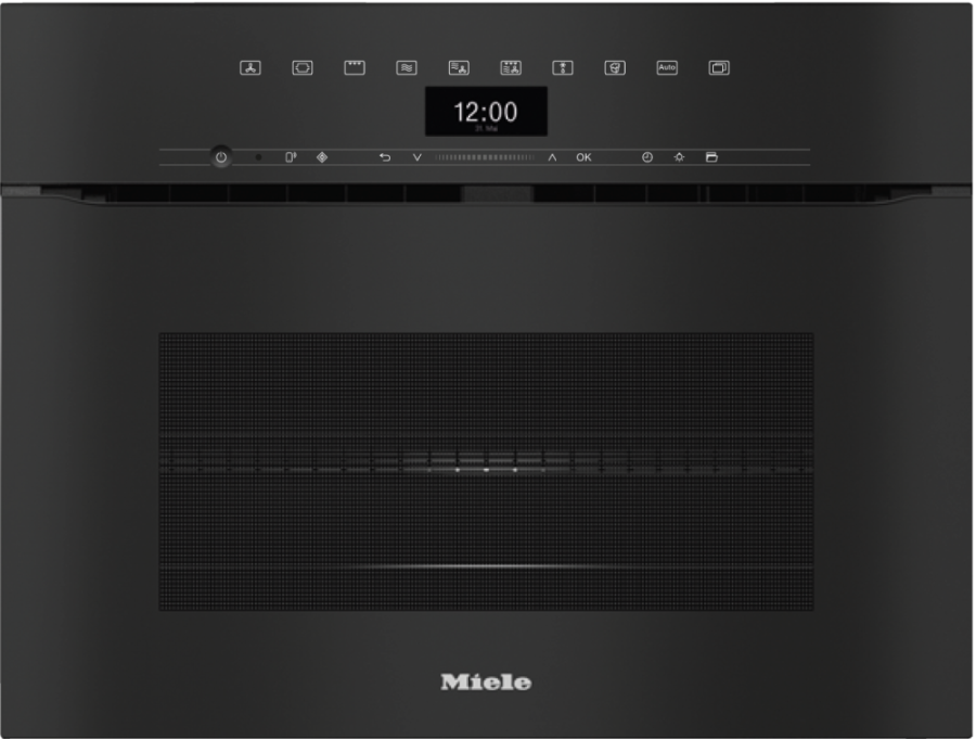 Фото Встраиваемый духовой шкаф с СВЧ Miele H 7440 BMX OBSW