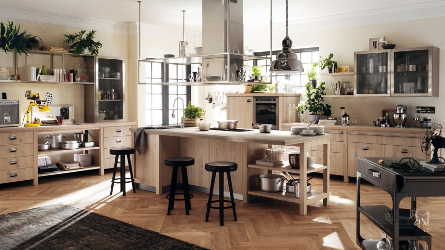 Фото Кухня Scavolini Diesel прямая 444 см