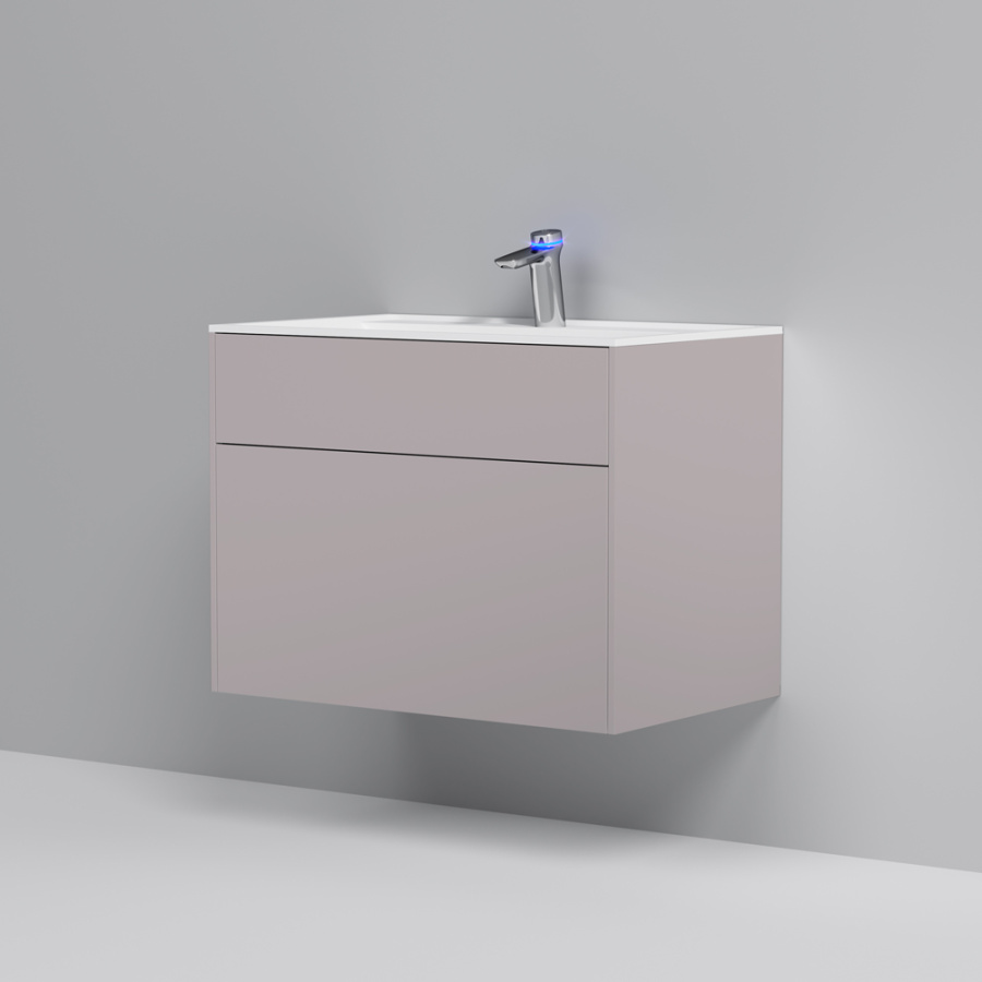 Фото Тумба под раковину AM.PM Inspire V2.0 M50AFHX0803EGM 80 см серый матовый