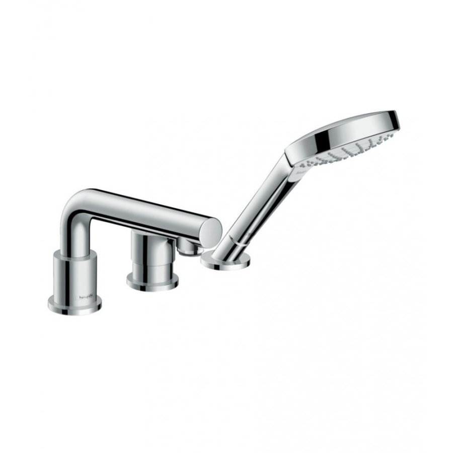 Фото Смеситель на край ванны hansgrohe Talis S 72416000, на 3 отверстия