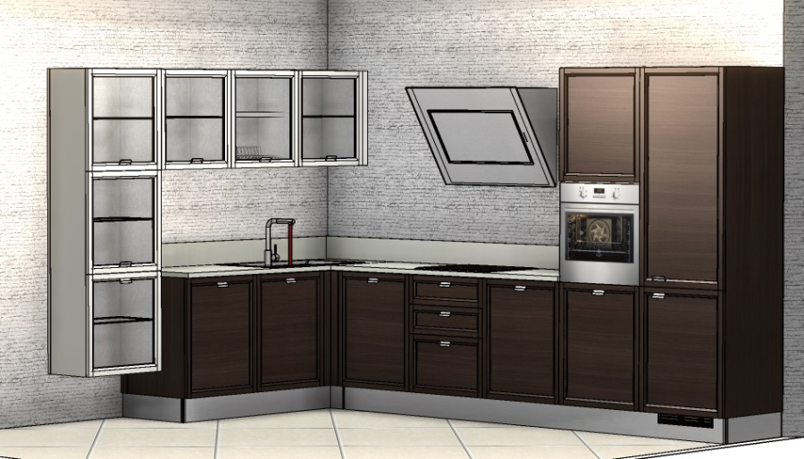 Фото Кухня Scavolini Atelier угловая 365 на 245 см