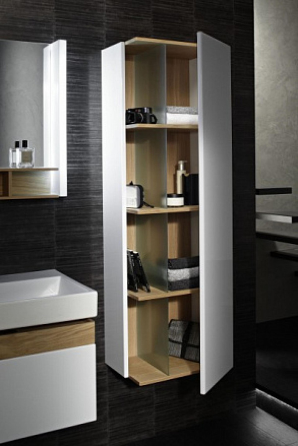 Фото Шкаф-пенал 50 см Jacob Delafon Terrace EB1179D-F32 правый, ледяной коричневый