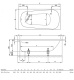 Фото Стальная ванна Bette FORM 150x70 3500-000+AD+PLUS