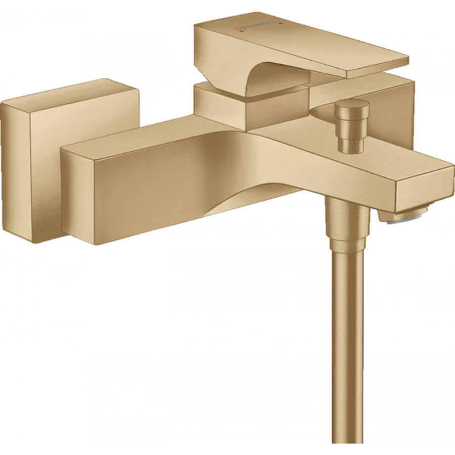 Фото Смеситель для ванны hansgrohe Metropol 32540140 шлифованная бронза