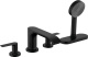 Фото Смеситель для ванны hansgrohe Vivenis 75444670 матовый чёрный