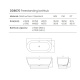 Фото Отдельностоящая ванна Dea Design Edge 170x80x57 5 DD8670 1700 18 белый