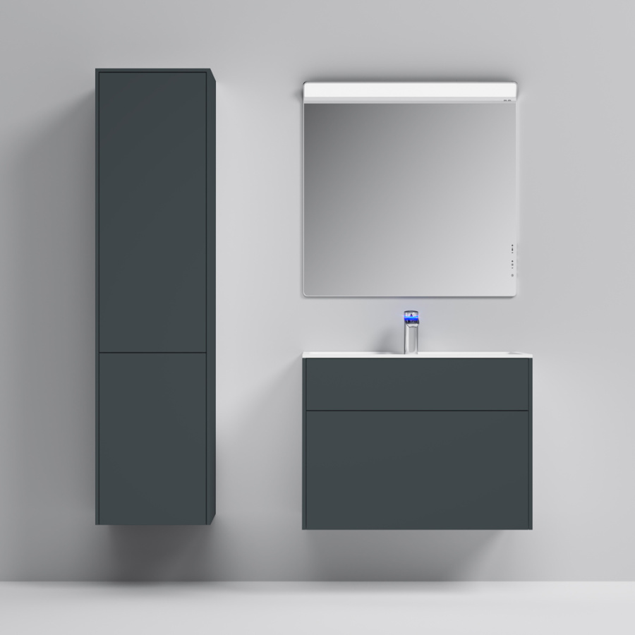 Фото Тумба под раковину AM.PM Inspire V2.0 M50AFHX0803GM 80 см графит матовый