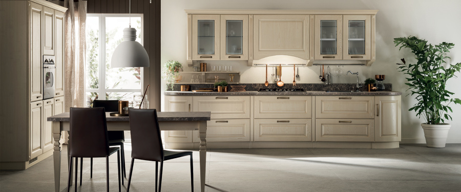 Фото Кухня Scavolini Madelein прямая с островом