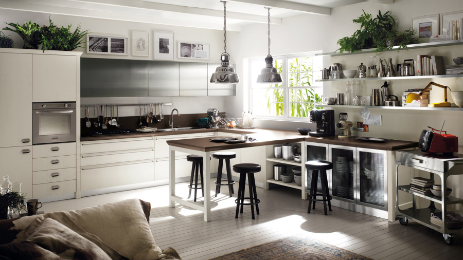 Фото Кухня Scavolini Diesel прямая 444 см