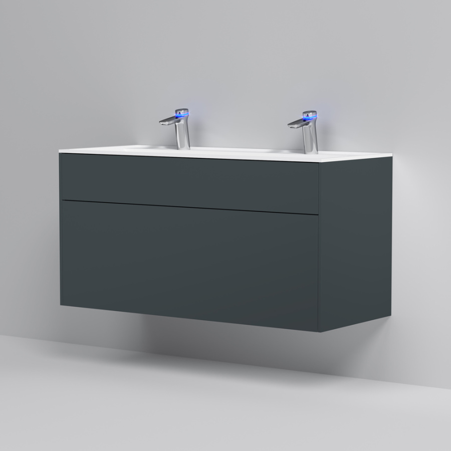 Фото Тумба под раковину AM.PM Inspire V2.0 M50AFHX1203GM 120 см графит матовый