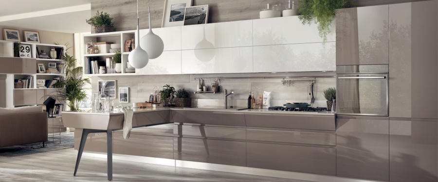 Фото Кухня Scavolini Motus угловая с островом