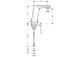 Фото Смеситель для раковины hansgrohe Metris 31101000