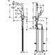 Фото Смеситель для кухни hansgrohe Metris M71, 320, 1jet, sBox 73812000 с вытяжным изливом, хром