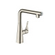 Фото Смеситель для кухонной мойки hansgrohe Metris Select 14847800 сталь