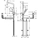 Фото Смеситель для кухни hansgrohe Metris Select M71 320, 2jet, sBox 73806800 на 2 отверстия, с вытяжным душем сталь