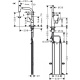 Фото Смеситель для кухни hansgrohe Metris Select M71 240 73802800 с вытяжным изливом, 1jet, sBox, сталь