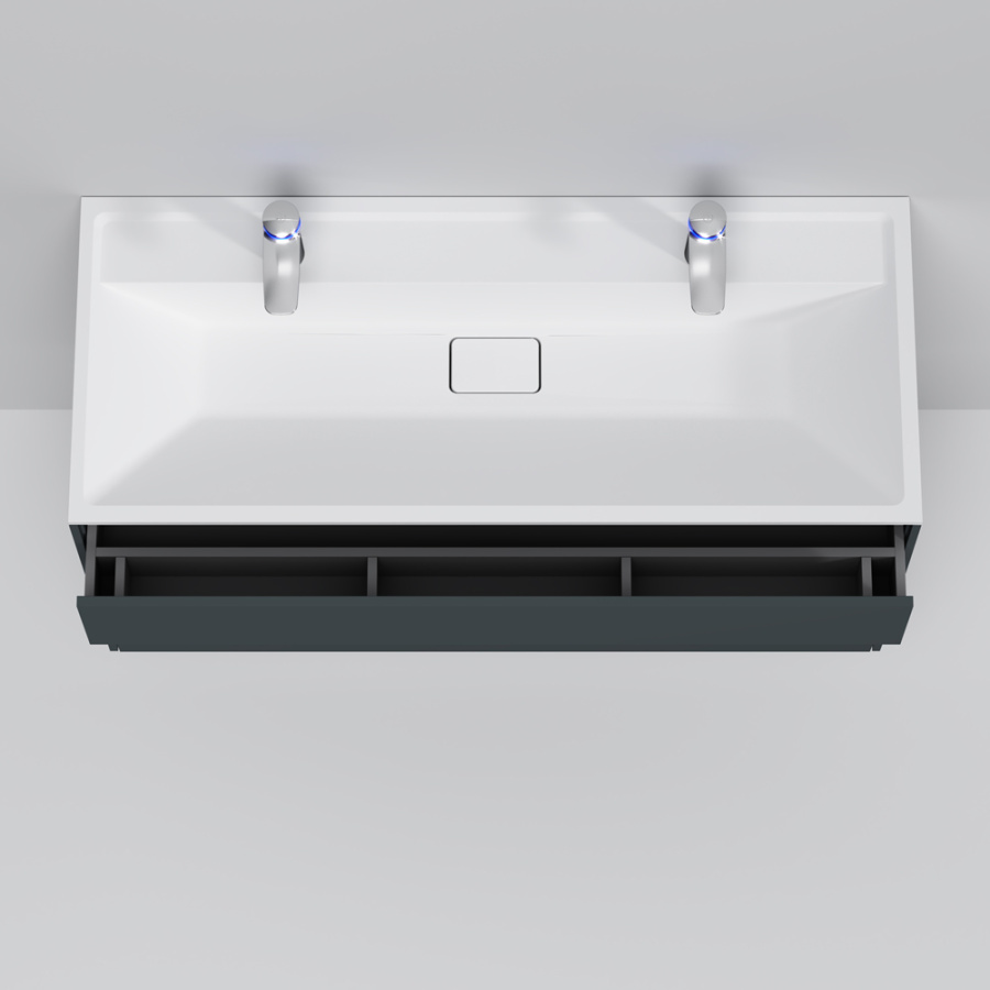 Фото Тумба под раковину AM.PM Inspire V2.0 M50AFHX1203GM 120 см графит матовый