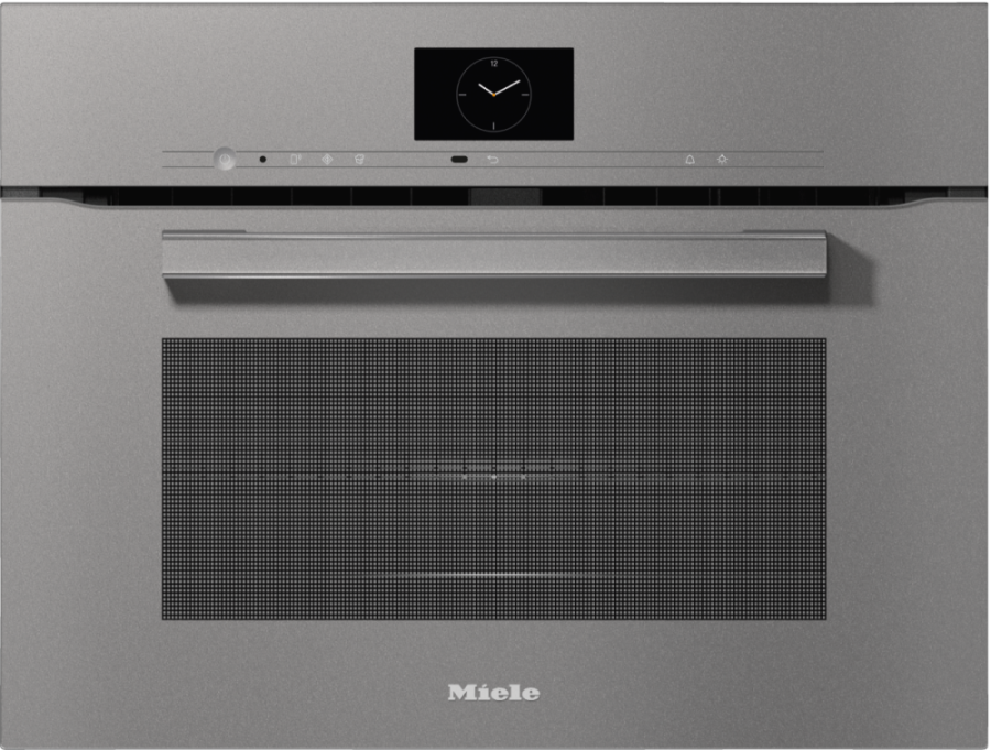 Фото Встраиваемый духовой шкаф с СВЧ Miele H 7640 BM GRGR