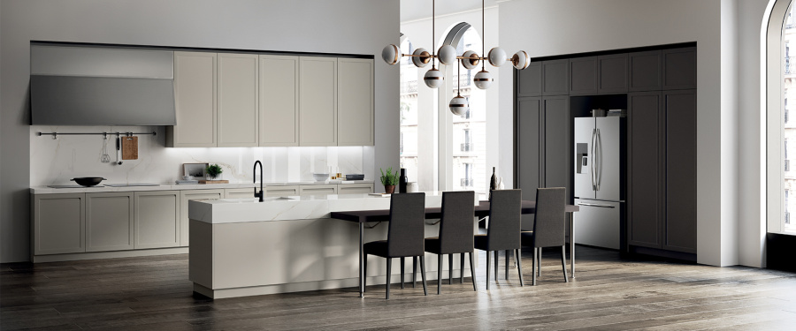 Фото Кухня Scavolini Carattere прямая 300 см