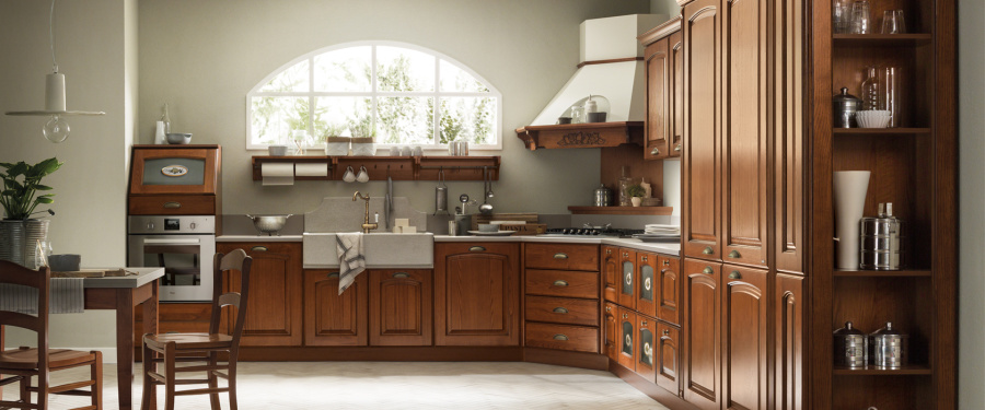 Фото Кухня Scavolini Madelein прямая с островом