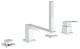 Фото Смеситель для ванны Grohe Eurocube 19897001 с душевым гарнитуром